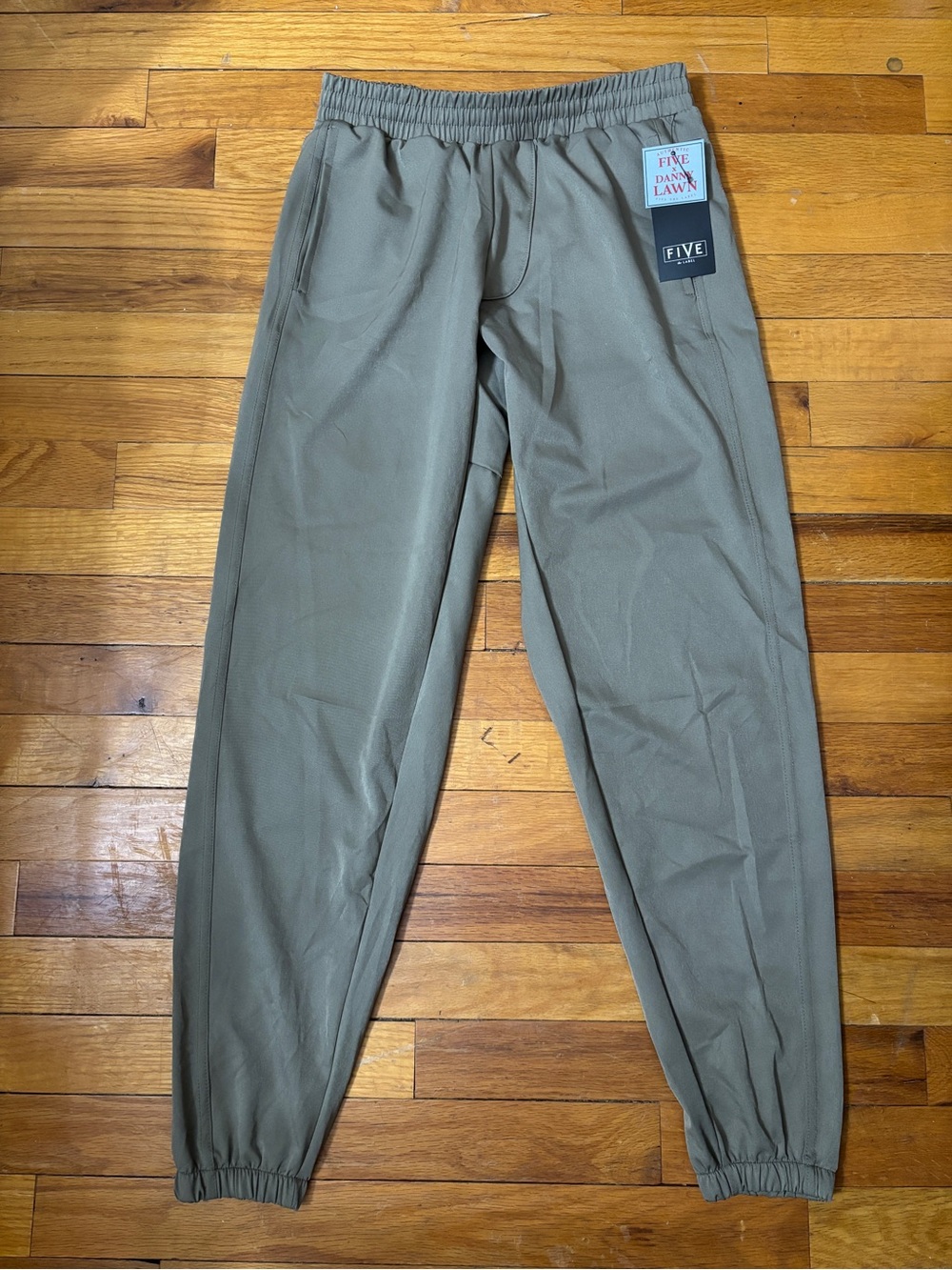 FIVE Olive Green Jogger Track Pants
